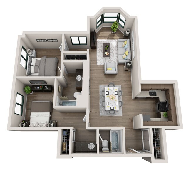 The Skyline T30302 floor plan